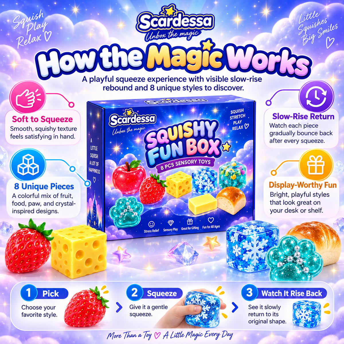 Squishy Fun Box – 8 Surprises